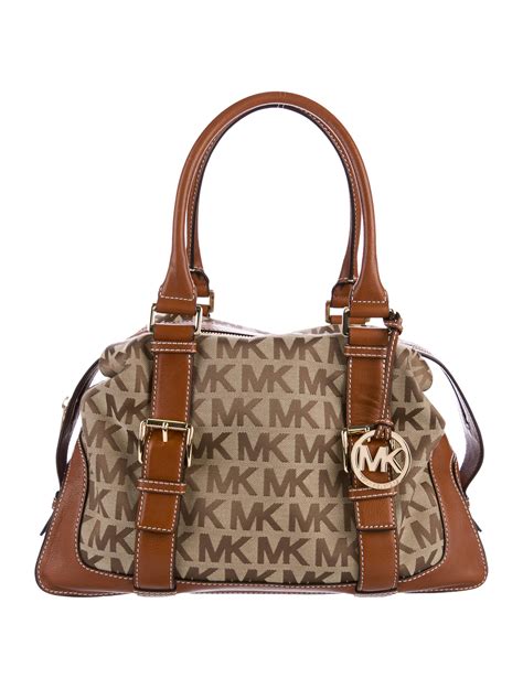 what is a michael kors purse made of